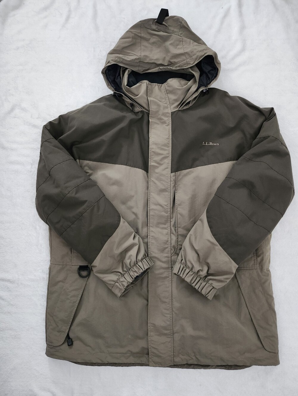 Vintage L.L. Bean Outdoors Parka Coat 3M Thinsulate Colorblock Packable Hood XL